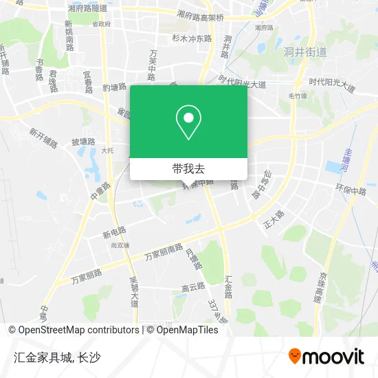 汇金家具城地图