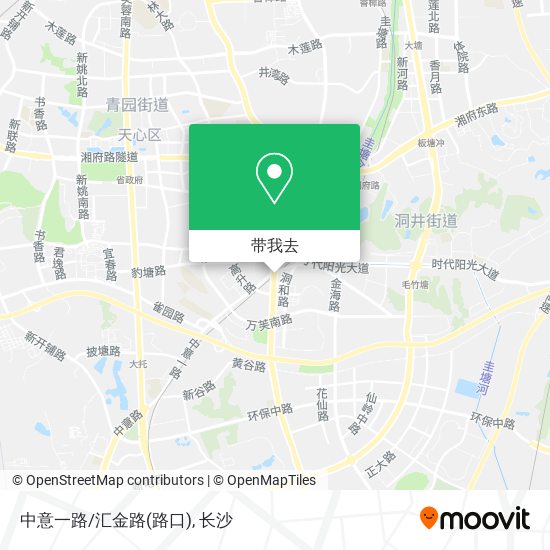 中意一路/汇金路(路口)地图