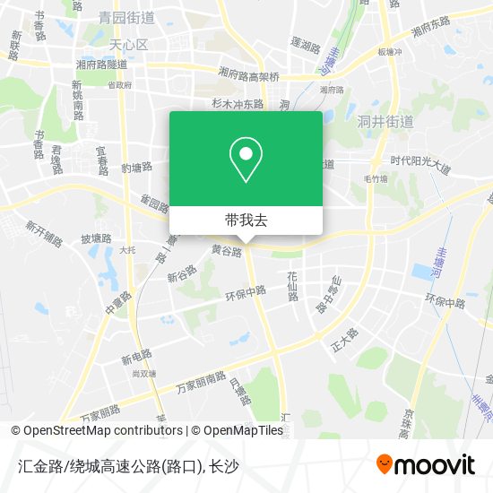 汇金路/绕城高速公路(路口)地图