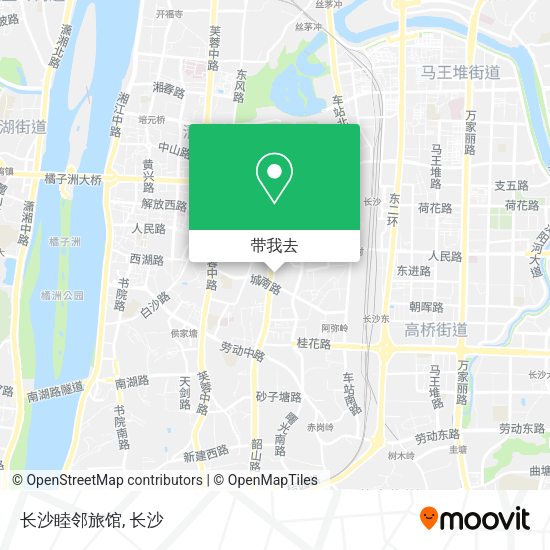 长沙睦邻旅馆地图