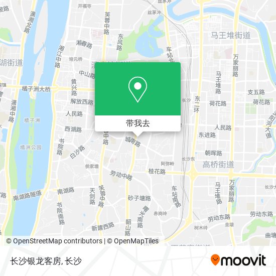 长沙银龙客房地图