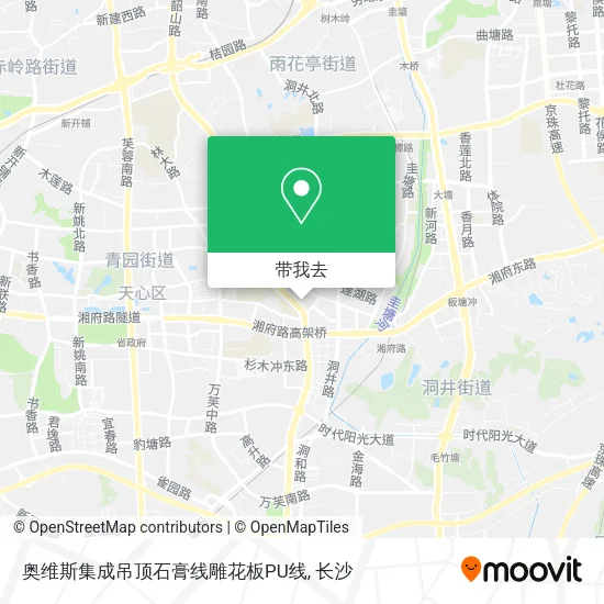 奥维斯集成吊顶石膏线雕花板PU线地图