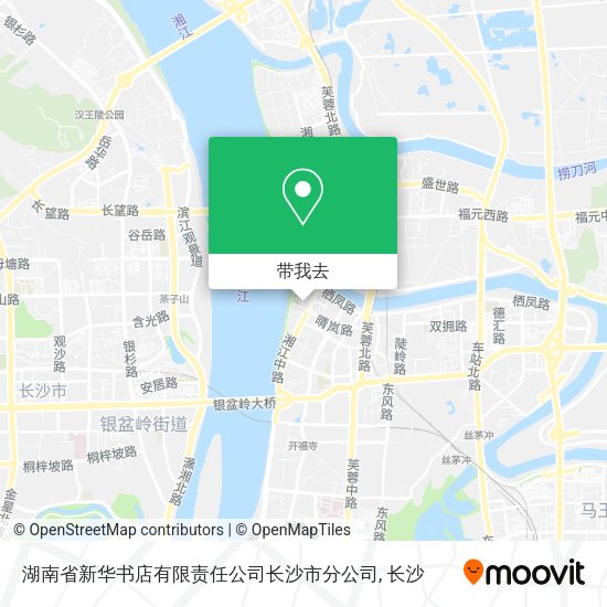 湖南省新华书店有限责任公司长沙市分公司地图