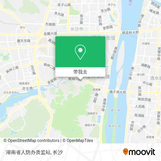 湖南省人防办质监站地图
