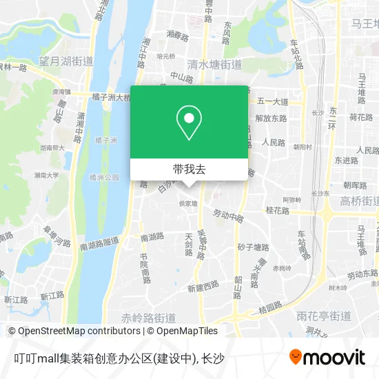 叮叮mall集装箱创意办公区(建设中)地图