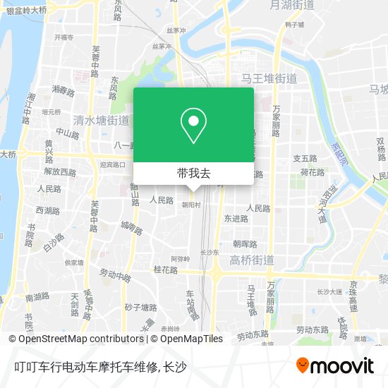 叮叮车行电动车摩托车维修地图