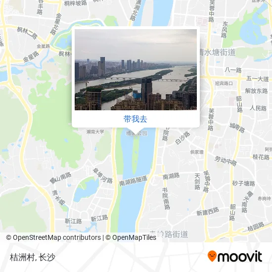 桔洲村地图
