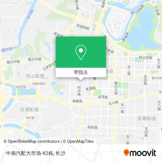 中南汽配大市场-X2栋地图