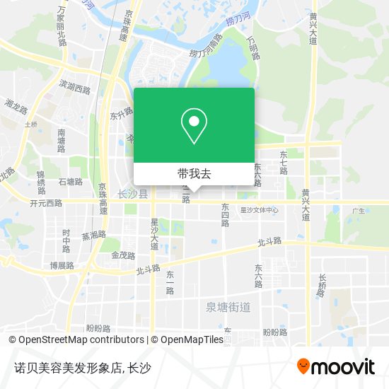 诺贝美容美发形象店地图