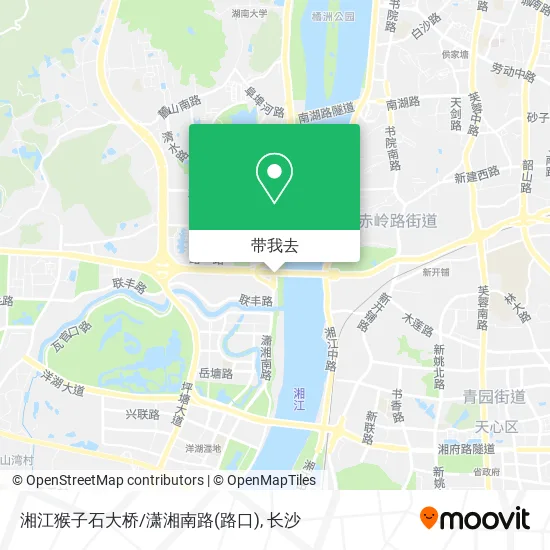 湘江猴子石大桥/潇湘南路(路口)地图