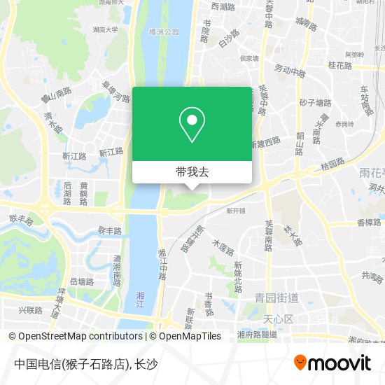 中国电信(猴子石路店)地图