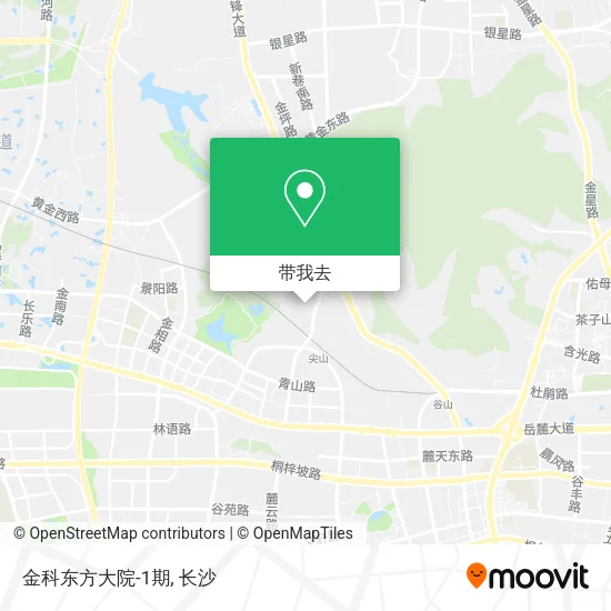 金科东方大院-1期地图