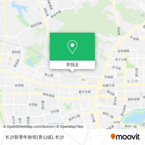 长沙新青年旅馆(青山镇)地图
