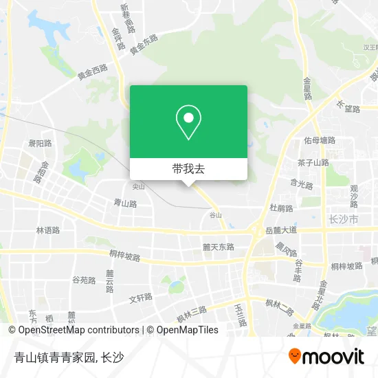 青山镇青青家园地图