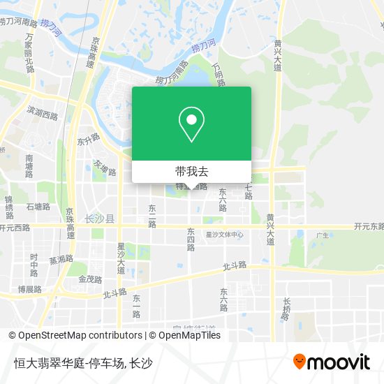 恒大翡翠华庭-停车场地图