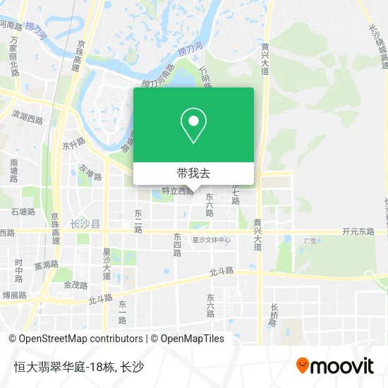 恒大翡翠华庭-18栋地图