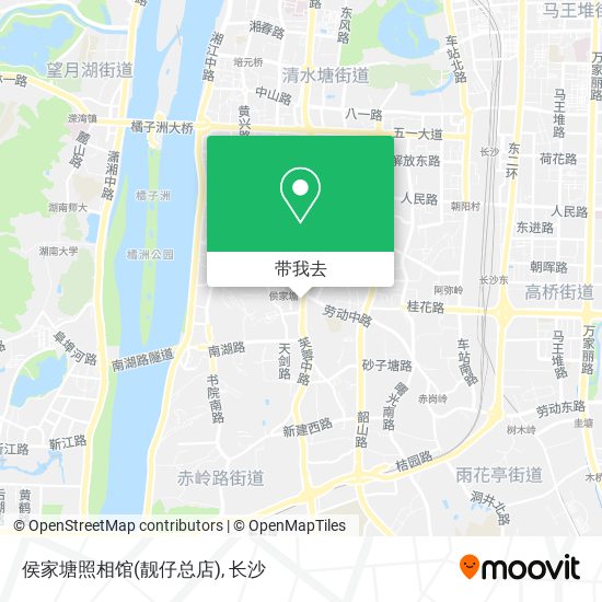 侯家塘照相馆(靓仔总店)地图