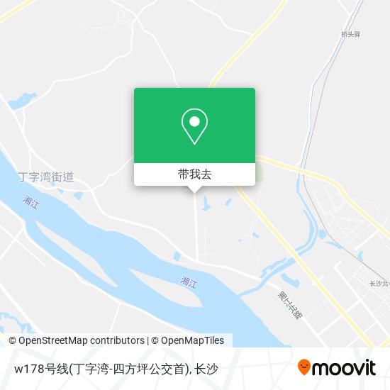w178号线(丁字湾-四方坪公交首)地图
