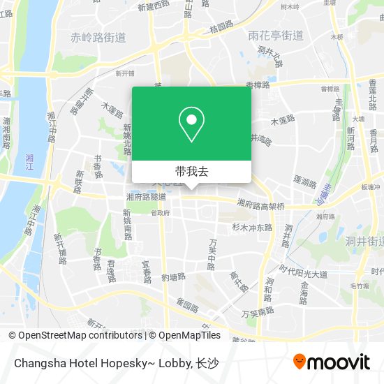 Changsha Hotel Hopesky~ Lobby地图
