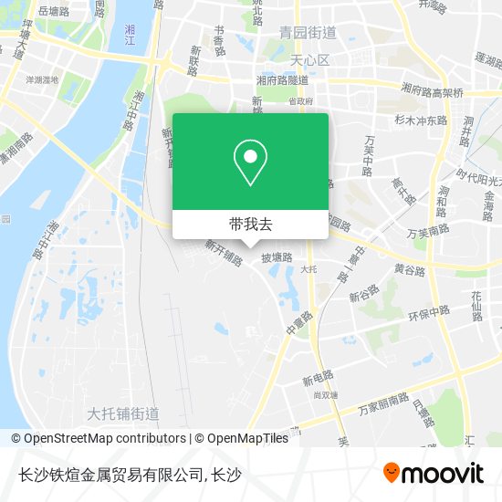 长沙铁煊金属贸易有限公司地图