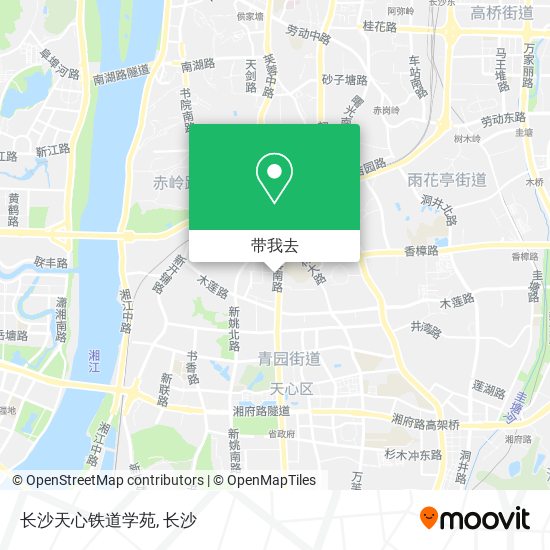长沙天心铁道学苑地图