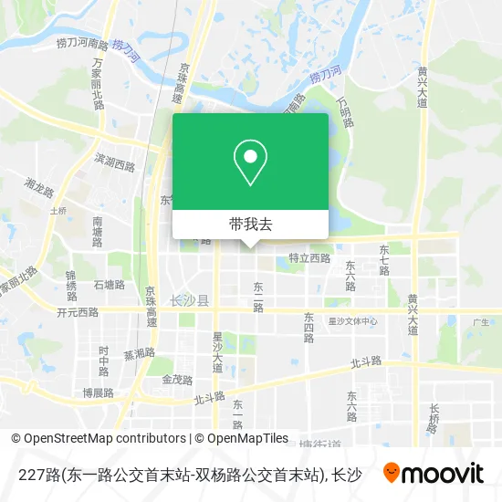 227路(东一路公交首末站-双杨路公交首末站)地图