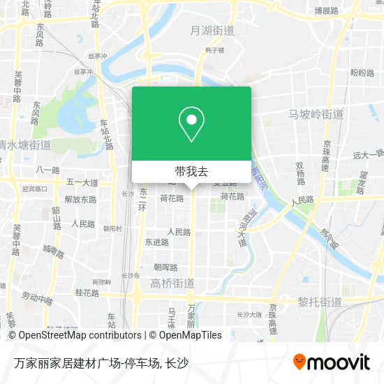 万家丽家居建材广场-停车场地图