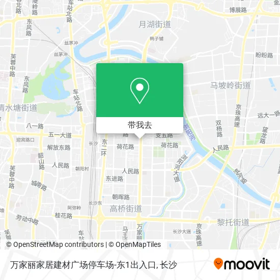 万家丽家居建材广场停车场-东1出入口地图