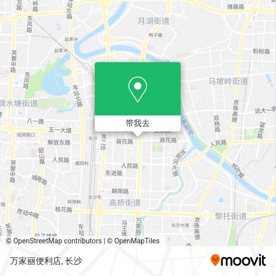 万家丽便利店地图