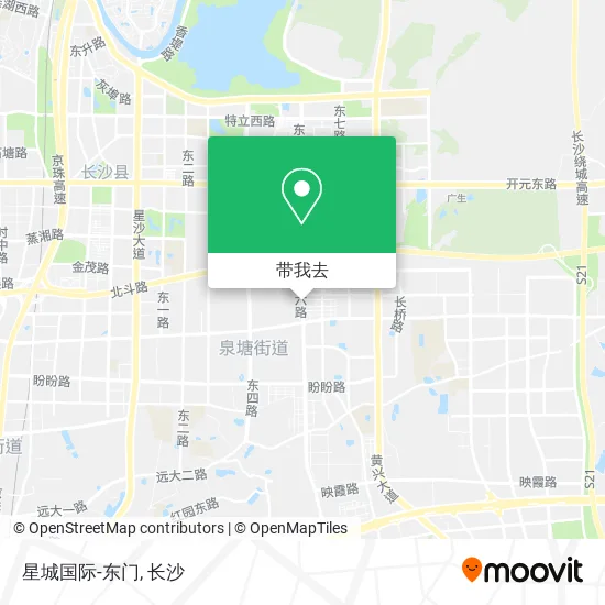 星城国际-东门地图
