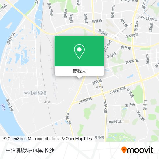 中信凯旋城-14栋地图