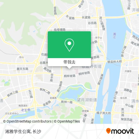 湘雅学生公寓地图