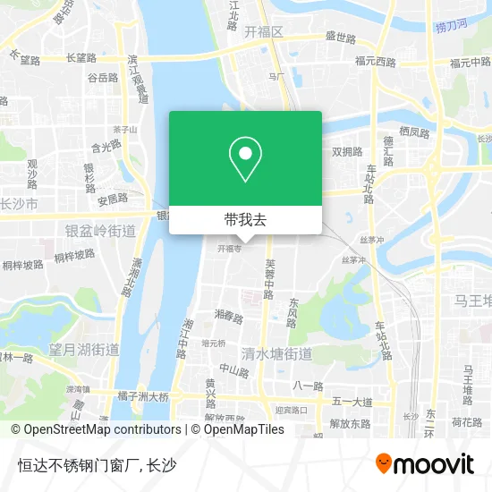 恒达不锈钢门窗厂地图