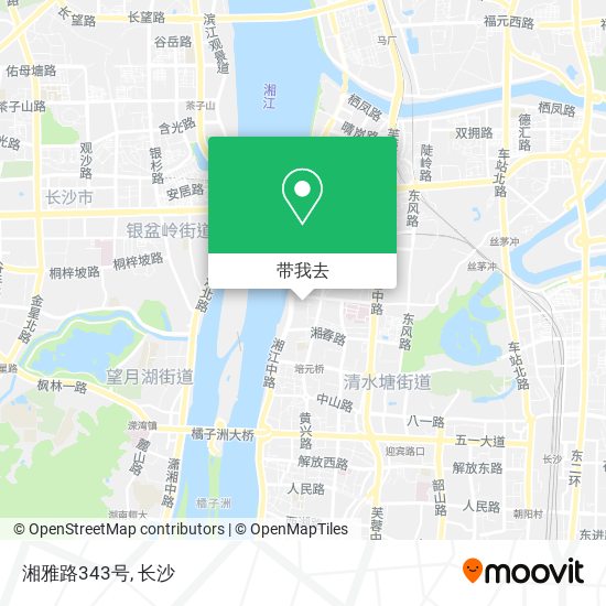 湘雅路343号地图