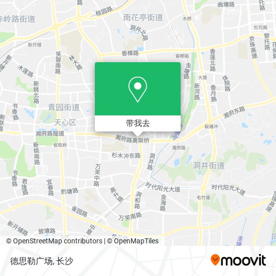 德思勒广场地图
