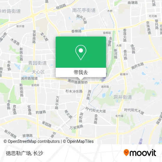 德思勒广场地图