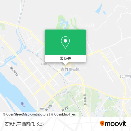 芒果汽车-西南门地图