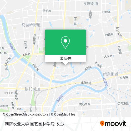 湖南农业大学-园艺园林学院地图