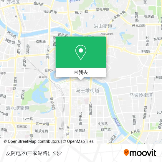 友阿电器(王家湖路)地图