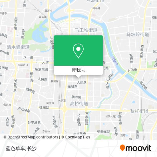 蓝色单车地图