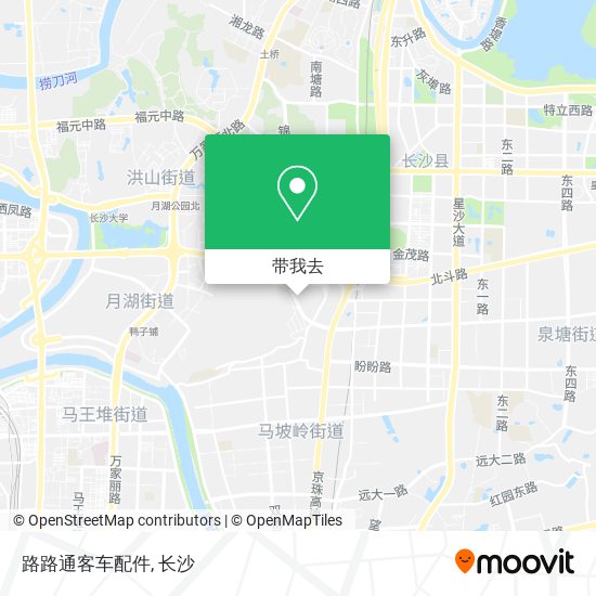 路路通客车配件地图