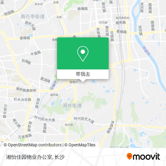 湘怡佳园物业办公室地图