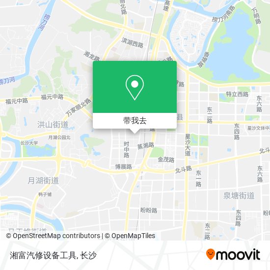 湘富汽修设备工具地图