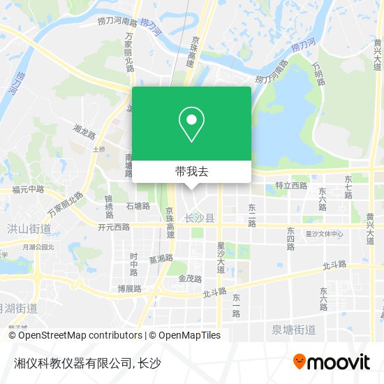 湘仪科教仪器有限公司地图