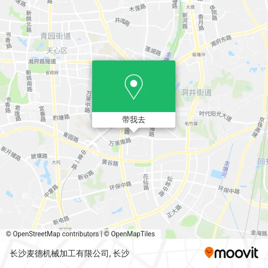 长沙麦德机械加工有限公司地图