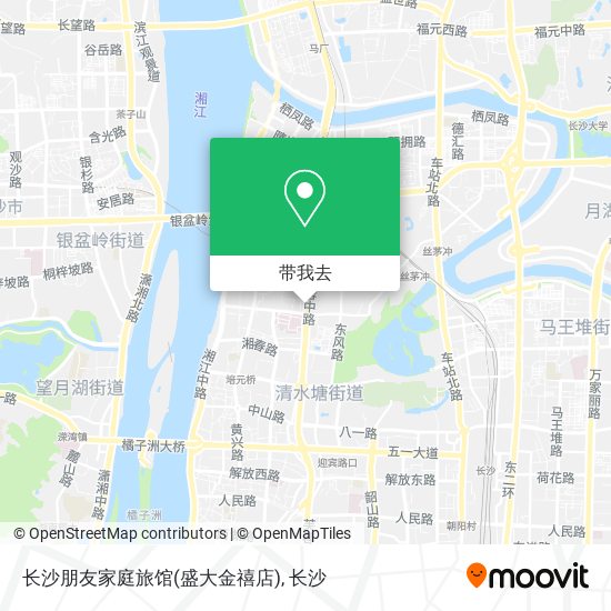 长沙朋友家庭旅馆(盛大金禧店)地图