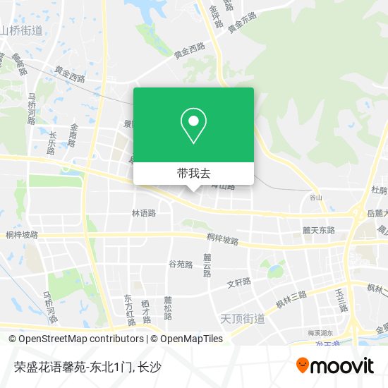 荣盛花语馨苑-东北1门地图