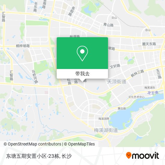 东塘五期安置小区-23栋地图