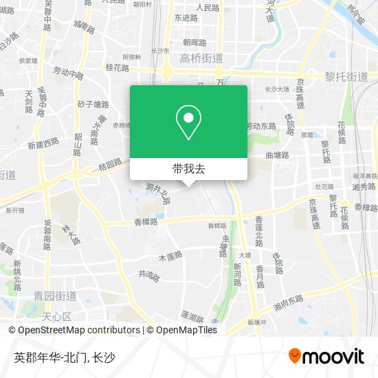 英郡年华-北门地图