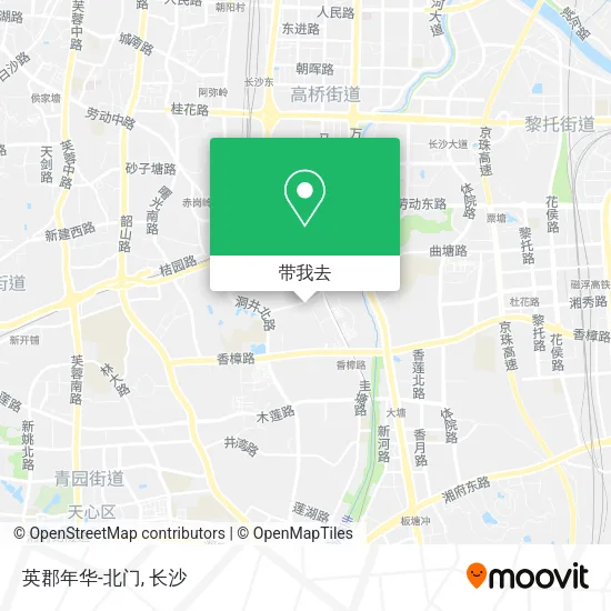 英郡年华-北门地图